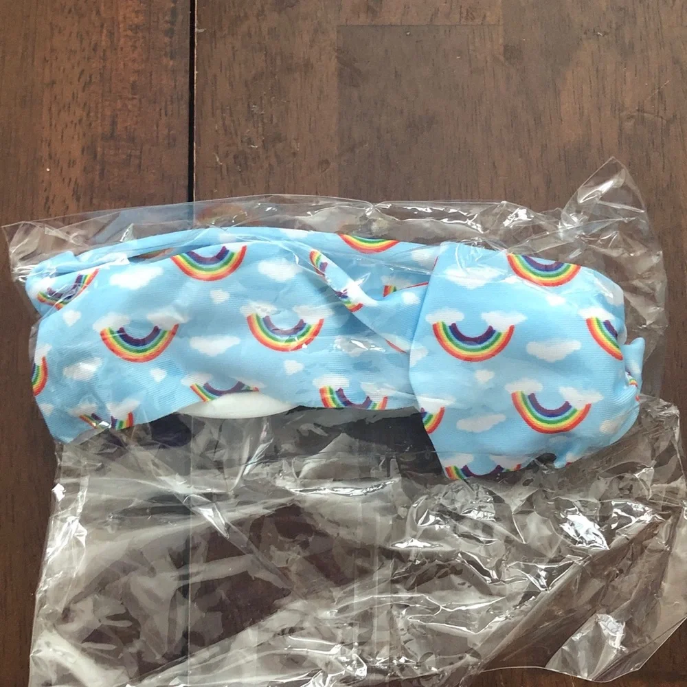 🥤 Toddler Rainbow Swim Goggles with Blue Lenses